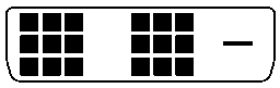 DVI-D single-link port